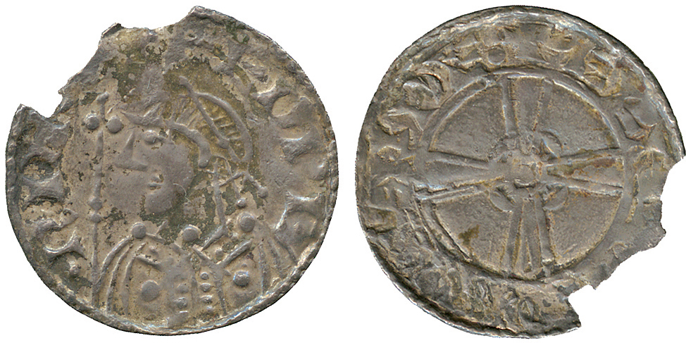 BRITISH COINS, Anglo-Saxon, Edward the Confessor, Silver Penny, Expanding Cross type (1050-1053),