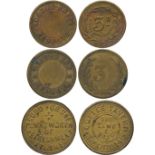 BRITISH TOKENS, 19th Century Tokens, Checks, Cornwall, Redruth, The Lamb & Flag, Brass Coffee Tavern