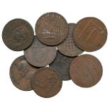 BRITISH TOKENS, 18th Century Tokens, England,  Middlesex, Thomas Spence, Copper Halfpenny, 1793, obv