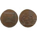 BRITISH TOKENS, 18th Century Tokens, England,  Middlesex, Skidmore, Copper Farthing, struck from the