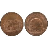 BRITISH TOKENS, 18th Century Tokens, England,  Middlesex, Skidmore, Globe Series, Copper Penny,