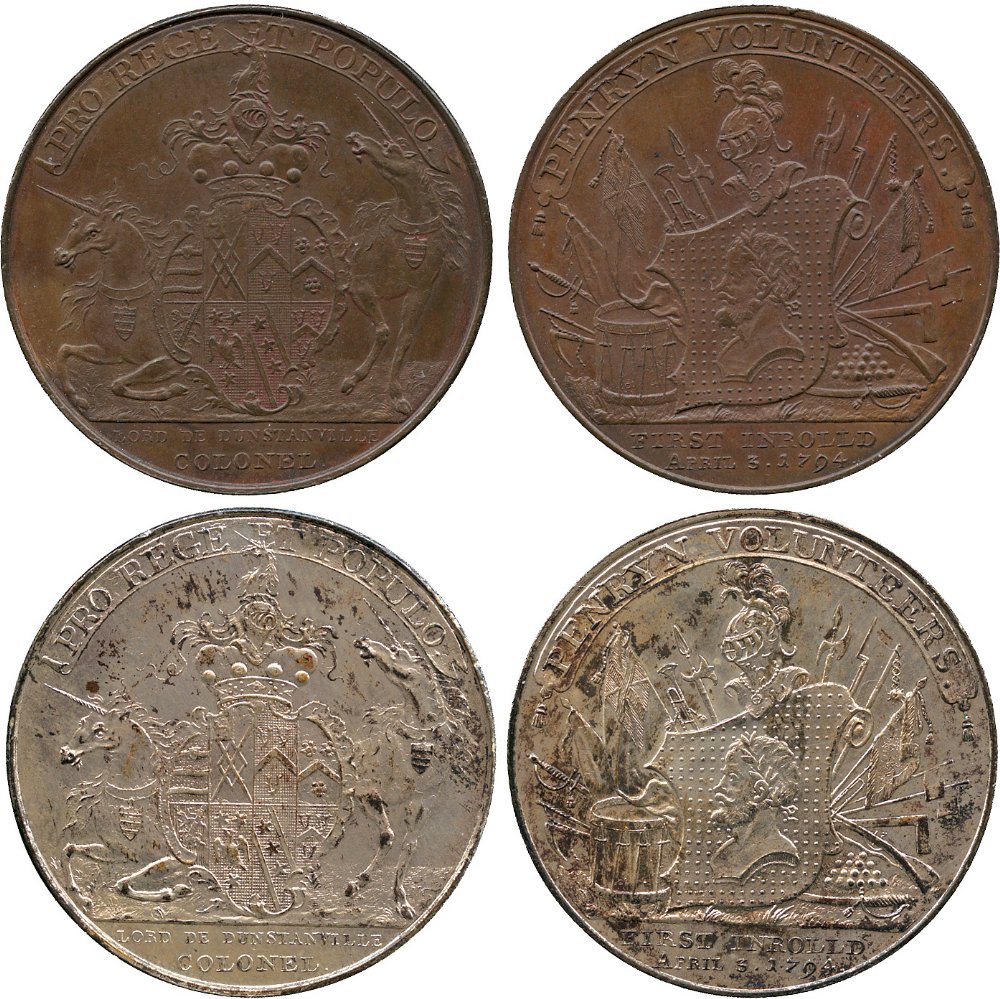 BRITISH TOKENS, 18th Century Tokens, England,  Cornwall, Penryn, George Chapman George, Copper