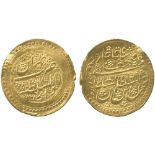 G ISLAMIC COINS, QAJAR, Fath ‘Ali Shah (1212-1250h), Gold Toman, Dar al-Sultanat Isfahan 1222h, 5.5g