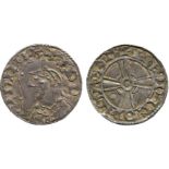 BRITISH COINS, Anglo-Saxon, Edward the Confessor, Silver Penny, Expanding Cross type (1050-1053),