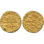 INDIAN COINS, MUGHAL, Shah Jahan, Gold Mohur, quatrefoil type, Akbarabad, AH 1[0]63, Year 27, with