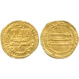 ISLAMIC COINS, ABBASID CALIPHATE, Harun al-Rashid (170-193h), Gold Dinar, (Misr) 170h, rev initial
