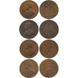 BRITISH TOKENS, 18th Century Tokens, England,  Hampshire, Portsmouth, Sharp and Chaldecott, Copper