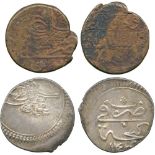 ISLAMIC COINS, OTTOMAN, Ottoman Occupation of Iran, Ahmad III to Mahmud I, Æ Fals, Tabriz, AH