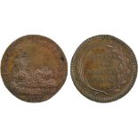 BRITISH TOKENS, 18th Century Tokens, England,  Middlesex, Skidmore, Hornsey, Copper Halfpenny, 1797,