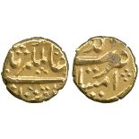 INDIAN COINS, MUGHAL, Alamgir II (AH 1167-1173; 1754-1759 AD), Gold Pagoda, date off flan, 3.34g (