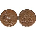 COMMEMORATIVE MEDALS, World Medals, Germany, Hamburg, Commerce and Industry Exhibition, Bronze