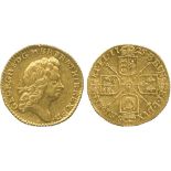 BRITISH COINS, George I (1714-1727), Gold Half-Guinea, 1725, second laureate bust right, rev crowned