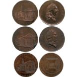 BRITISH TOKENS, 18th Century Tokens, England,  Middlesex, Skidmore, Copper Halfpenny mule (3), obv