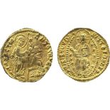 WORLD COINS, ITALY, Chios under La Maona (1347-1566), Gold Ducat, before 1415, in the name of