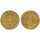 G INDIAN COINS, EAST INDIA COMPANY, Madras Presidency, Gold Pagoda, undated (1808-1815), pagoda