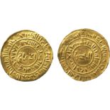 † al-Amir/Malik al-Sa’id, Fractional Gold Dinar, no mint name, (5)19h, 0.95g. About extremely