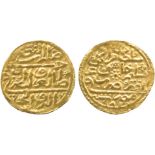 ISLAMIC COINS, OTTOMAN, Murad III, Gold Sultani, Misr 982h, 3.12g (Pere 273; A 1332.1). Good very