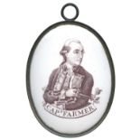 COMMEMORATIVE MEDALS, British Historical Medals, Captain George Farmer, RN (1732-1779), Oval