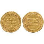 ISLAMIC COINS, ABBASID CALIPHATE, temp. al-Mahdi (158-169h), Gold Dinar, no mint, 163h, 4.25g (A