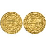 ISLAMIC COINS, ALMORAVID, ‘Ali b. Yusuf, Gold Dinar, Al-Marya 535h, 4.12g (Album 466). Extremely