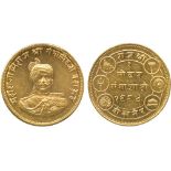 G INDIAN COINS, PRINCELY STATES, Bikanir, Ganga Singh (VS 1944-1999; 1887-1942 AD), Gold Nazarana