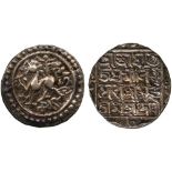 INDIAN COINS, PRINCELY STATES, Tripura, Jaya Manikya (1573-1577 AD), Silver Tanka, SE 1495, citing