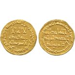 ISLAMIC COINS, UMAYYAD, temp. Hisham, Gold Dinar, no mint, 119h, 4.25g (A 136). Good extremely fine,
