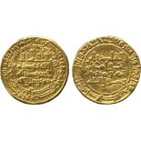 † ISLAMIC COINS, RASSID, al-Hadi ilâ’l Haqq (284-298h), Gold Dinar, San’a’ 288h, 2.82g (A 1065).