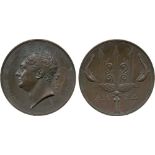 COMMEMORATIVE MEDALS, British Historical Medals, George IV, Copper Complimentary Medal, formerly