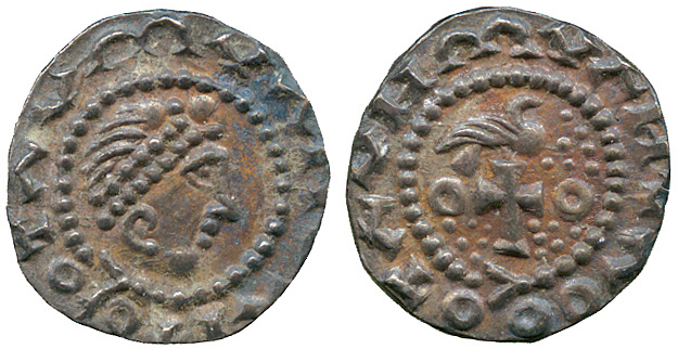 BRITISH COINS, Early Anglo Saxon, Primary Sceat (c.680-c.710), series Bla, diademed head right,