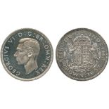 BRITISH COINS, George VI, VIP frosted Proof Crown, 1937, bare head left, legend surrounding, rev