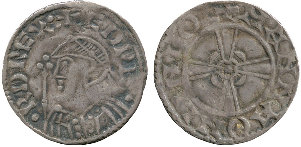 BRITISH COINS, Anglo-Saxon, Edward the Confessor, Silver Penny, Expanding Cross type (1050-1053),