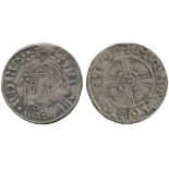 BRITISH COINS, Anglo-Saxon, Edward the Confessor, Silver Penny, Expanding Cross type (1050-1053),