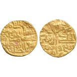 INDIAN COINS, SULTANATES, Sultans of Dehli, Muhammad bin Tughluq, Gold Tanka, Dehli, AH 744, in