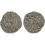 WORLD COINS, RHODES, Hélion de Villeneuve, Silver Asper (½-Gigliato), undated, 1.66g (Sch IX.14).