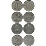 BRITISH TOKENS, 18th Century Tokens, England,  Middlesex, Political and Social Series, William Pitt,