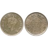 INDIAN COINS, BRITISH INDIA, George VI (1936-1952), Silver Rupee, 1938, with dot (KM 555). Extremely