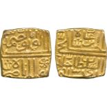 INDIAN COINS, SULTANATES, Sultans of Malwa, Nasir Shah (AH 906-916; 1500-1510 AD), Gold Square
