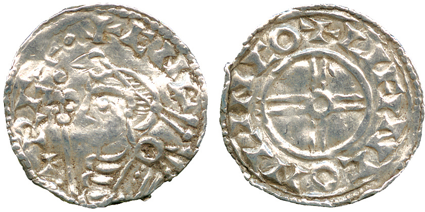 BRITISH COINS, Anglo-Saxon, Canute, Silver Penny, Short Cross type (1029-1035/6), Lincoln mint,