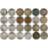 WORLD COINS, USA, Silver Morgan Dollars (12), 1881-S (4), 1883-O (4), 1886 (4) (KM 110). All mint