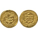 † ISLAMIC COINS, ABBASID CALIPHATE, al-Radi (322-329h), Gold Dinar, Makka 325h, 5.20g (Bern