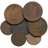 BRITISH TOKENS, 18th Century Tokens, England,  Cambridgeshire, County series, Kempson, Copper