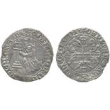 WORLD COINS, RHODES, Pierre de Corneillon (1354-1355), Silver Gigliato, undated, obv Grand Master