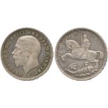 BRITISH COINS, George V, Silver Jubilee Proof Crown, 1935, bare head left, legend surrounding with