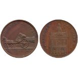 BRITISH TOKENS, 18th Century Tokens, Scotland, Angusshire, Dundee, Wright’s Copper Farthing, 1797,