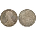 BRITISH COINS, Victoria, Proof Gothic Crown, 1847, Gothic style crowned bust left, legend