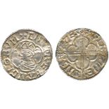 BRITISH COINS, Anglo-Saxon, Canute, Silver Penny, Quatrefoil type (c.1017-1023), Shaftesbury mint,