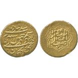 ISLAMIC COINS, ZAND, Karim Khan (1166-1193h), Gold Mohur, Shiraz 1172h, 9.58g. Very fine, ex claw