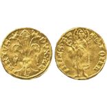 WORLD COINS, AUSTRIA, Duchy of Austria, Albert II (1330-1358), Goldgulden, undated, Judenburg,