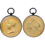 COMMEMORATIVE MEDALS, British Historical Medals, George IV, Visit to Ireland, Glazed Gilt-silver